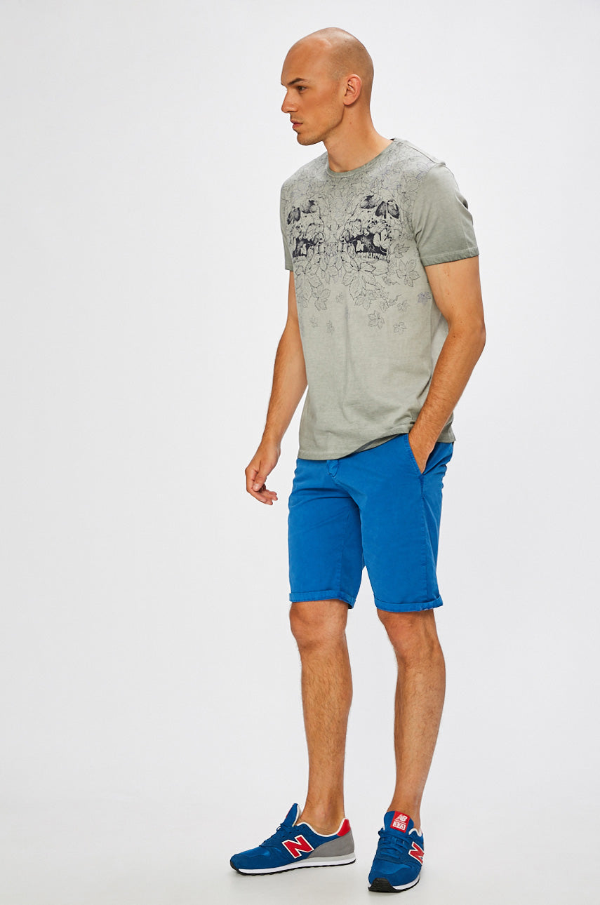 Double Skull Leaves T-Shirt