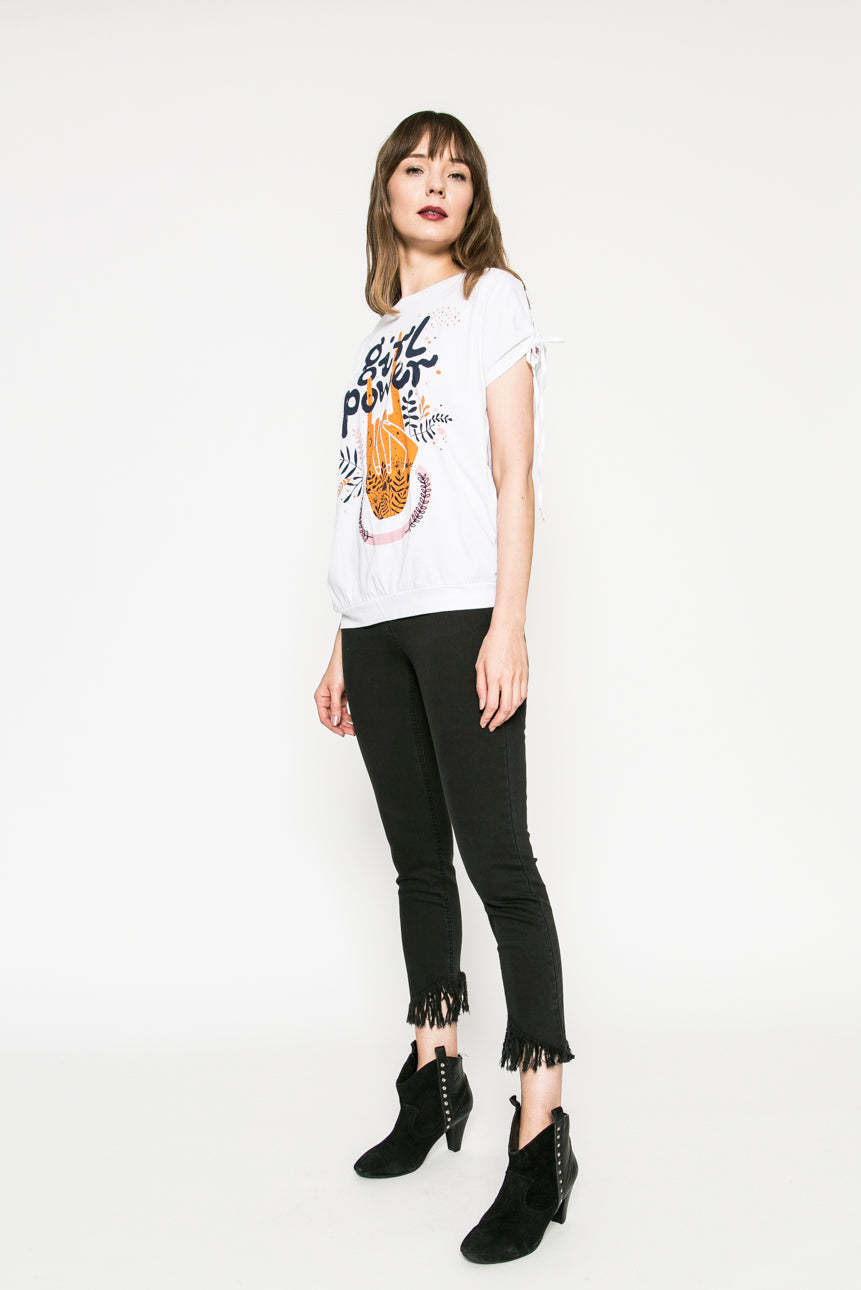 Girl Power Top (white)