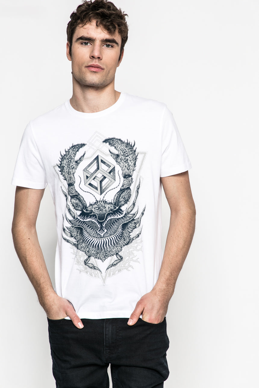 Cubic Crustacean T-Shirt (white)